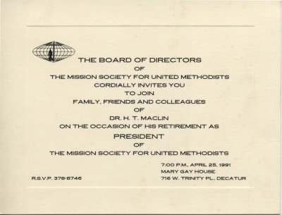 Mission Society - Retirement of H.T. Maclin as President - Atlanta GA, April 25, 1991.jpg