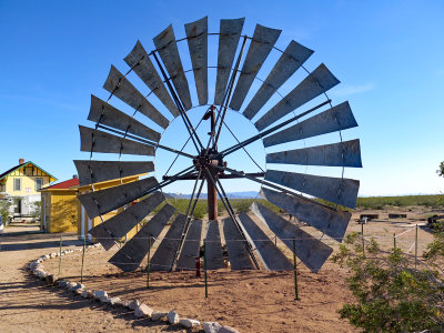 Goffs depot and windmill fan