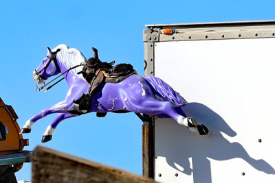 Flying Purple Horse