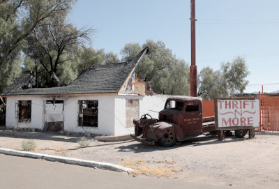 Yermo burned house and truck