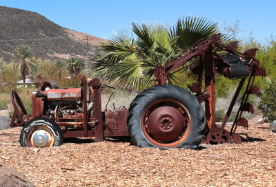 Rusty tractor 