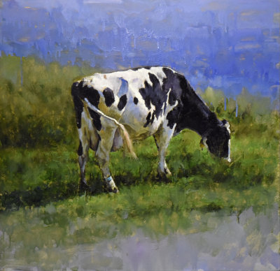 2. Cow by the Water 24 x 24