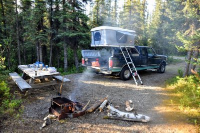 Cripple Creek Camp with Tepui truck tent.JPG