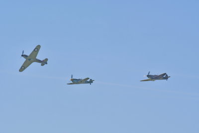 Hurricane, Spitfire Mk I and Buchon
