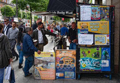 Newspaper Stall - O'Connell Street