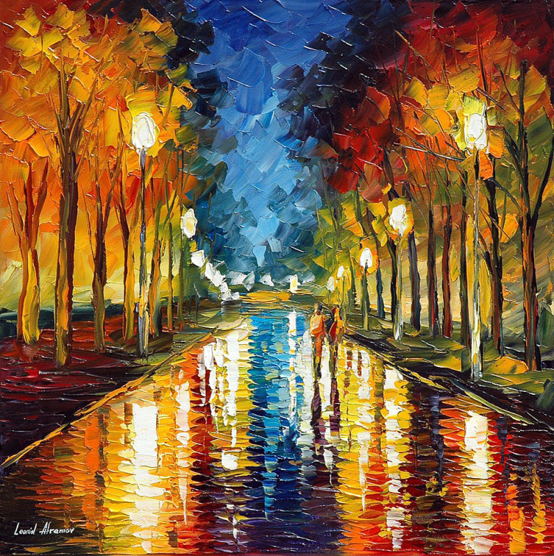COLOR REFLECTIONS  oil painting on canvas