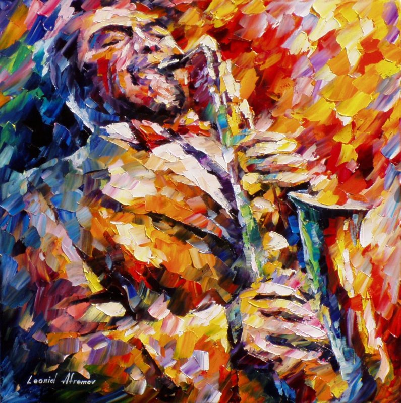 JOHN COLTRANE JAZZ  oil painting on canvas