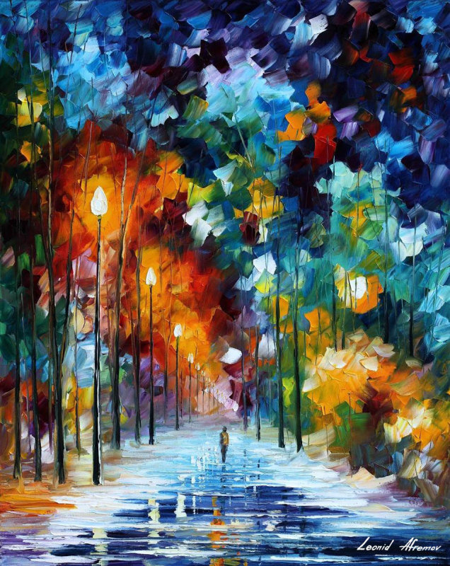 ROMANTIC WINTER 40x60 (100cm x 150cm)  oil painting on canvas