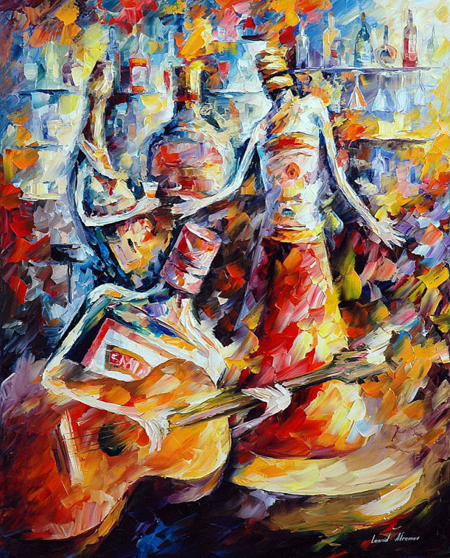 SINGER  oil painting on canvas