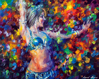 BELLY DANCER  oil painting on canvas