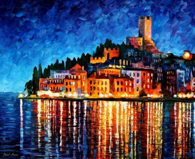 ITALY - VERONA  oil painting on canvas