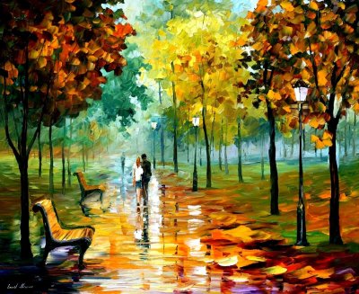 AUTUMN LEAF SEASON  oil painting on canvas