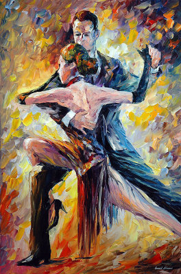 ARGENTINE TANGO  oil painting on canvas