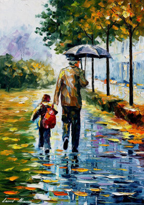 AFTER SCHOOL  oil painting on canvas