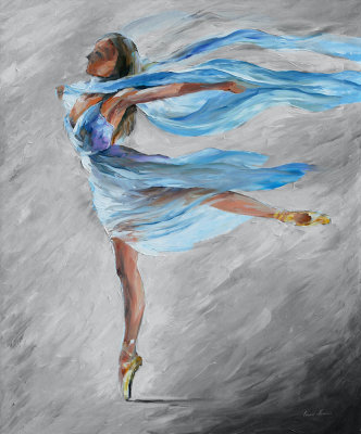 BALLERINA  oil painting on canvas