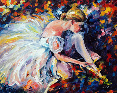 BALLERINA  oil painting on canvas