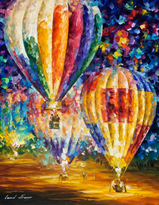 BALLOON AND EMOTIONS  oil painting on canvas