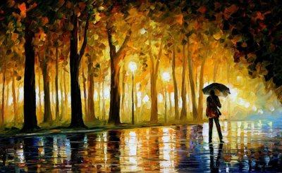 BEWITCHED PARK  oil painting on canvas