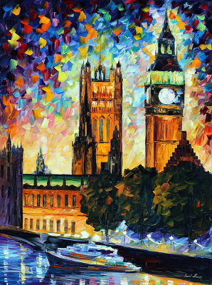 BIG BEN  oil painting on canvas