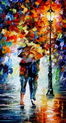BONDED BY THE RAIN  oil painting on canvas
