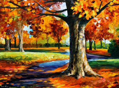 BRISTOL FALL  oil painting on canvas