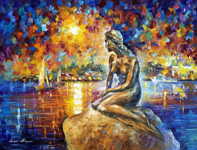 COPENHAGEN MERMAID  oil painting on canvas