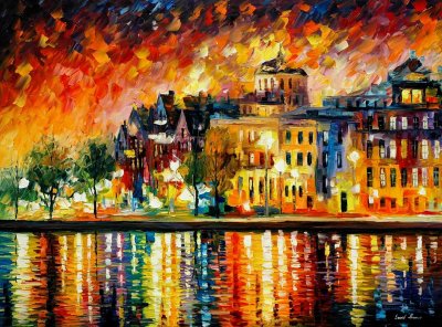 COPENHAGEN  oil painting on canvas