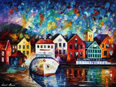 DENMARK  oil painting on canvas