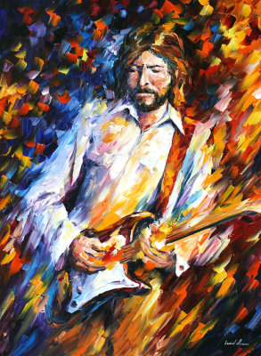 ERIC CLAPTON  oil painting on canvas