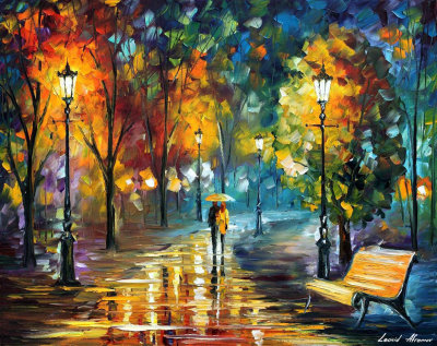 EVENING SOUL OF THE RAIN  oil painting on canvas