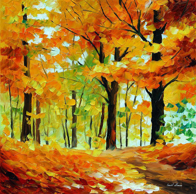 FALL MOOD  oil painting on canvas