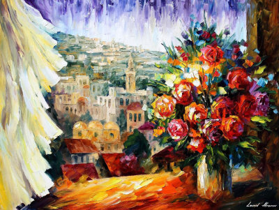 Flowers of Jerusalem  oil painting on canvas