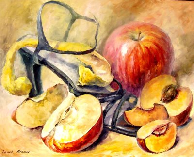 FRUITS COLORS  oil painting on canvas