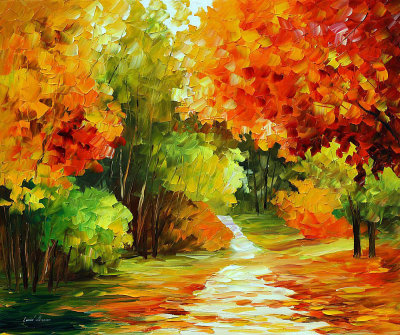 GOLDEN MORNING  oil painting on canvas