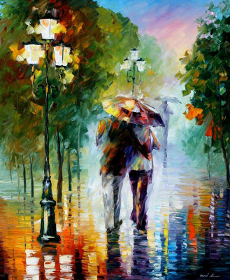 GONE WITH THE RAIN  oil painting on canvas