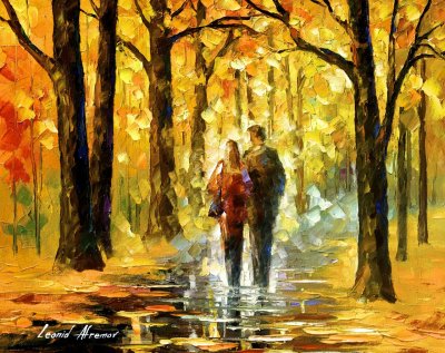 HAPPY COUPLE  oil painting on canvas