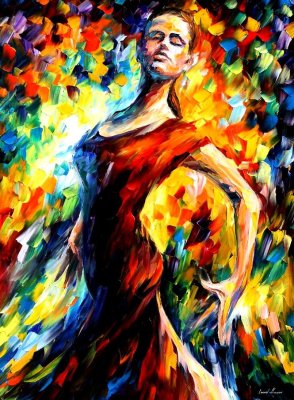 IN THE STYLE OF FLAMENCO  oil painting on canvas
