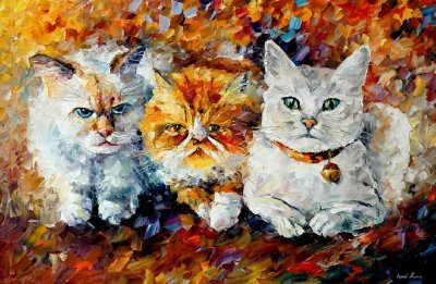 KITTENS  oil painting on canvas