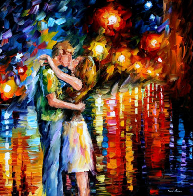 LAST KISS  oil painting on canvas