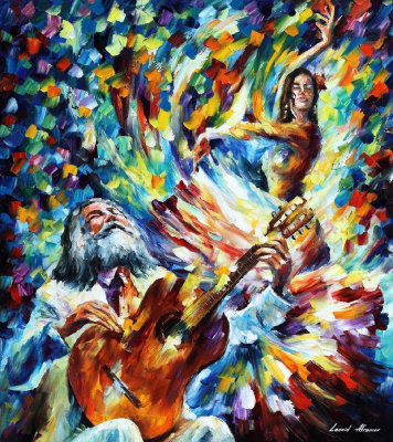 LATIN MOOD  oil painting on canvas