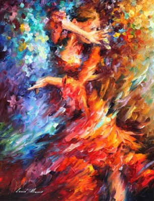 LATIN TWIST  oil painting on canvas