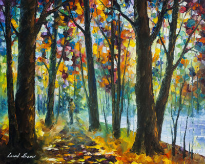LIVING TREES  oil painting on canvas