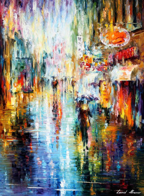 LONG RAIN  oil painting on canvas
