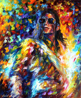 MICHAEL JACKSON  oil painting on canvas