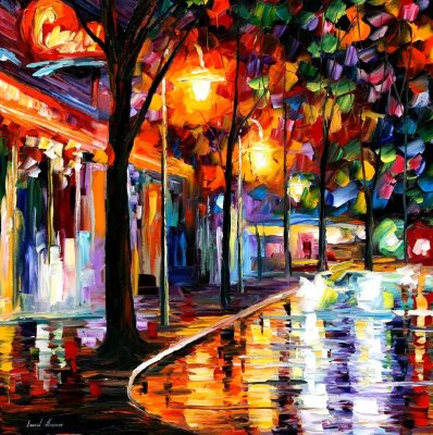 NIGHT CAFE  oil painting on canvas