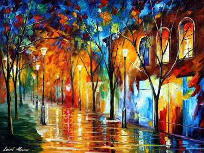 NIGHT CHILL ENERGY  oil painting on canvas