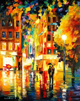 NIGHT IN NEW-YORK  oil painting on canvas