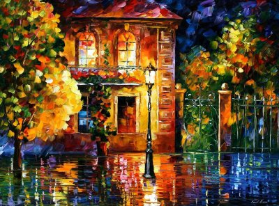 NIGHT OF EXPECTATIONS  oil painting on canvas