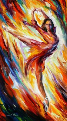 PASSION AND FIRE  oil painting on canvas