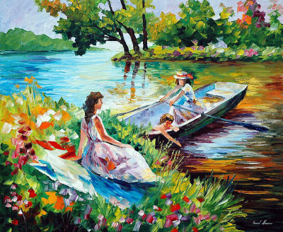 PICNIC  oil painting on canvas
